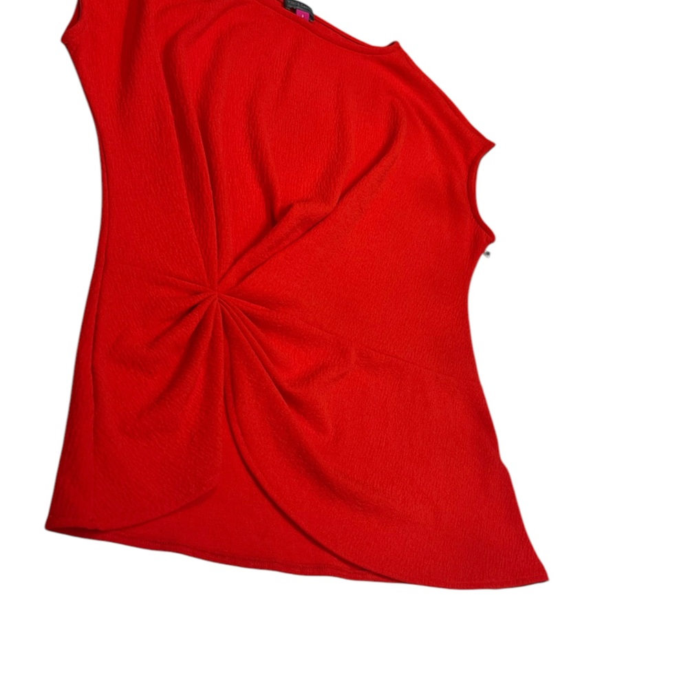 Vibrant Red Sleeveless Top NWOT BOX27